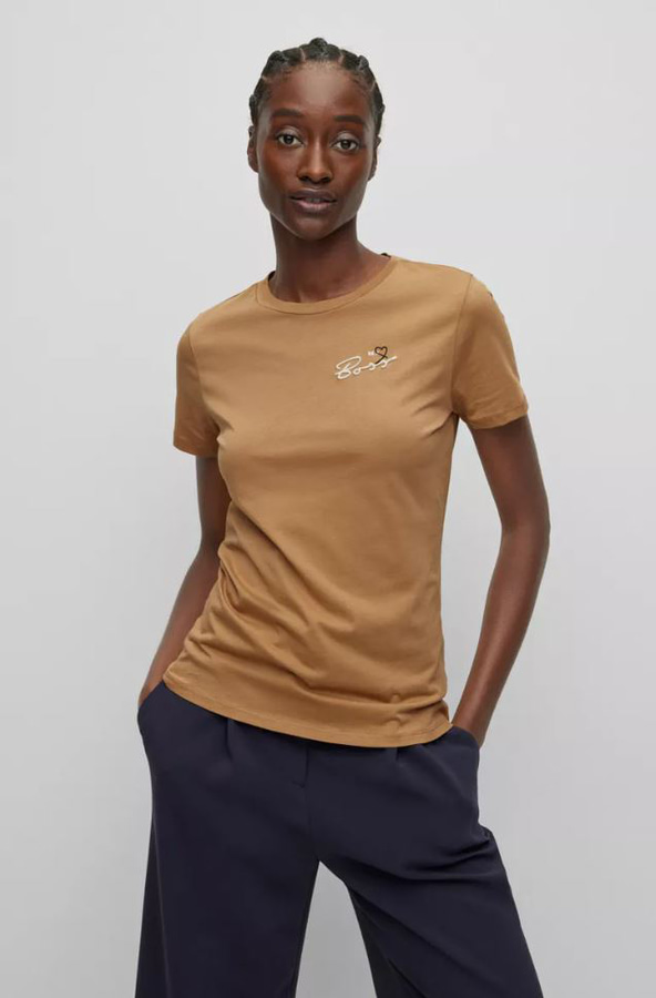 T-SHIRT BOSS - 260 BEIGE